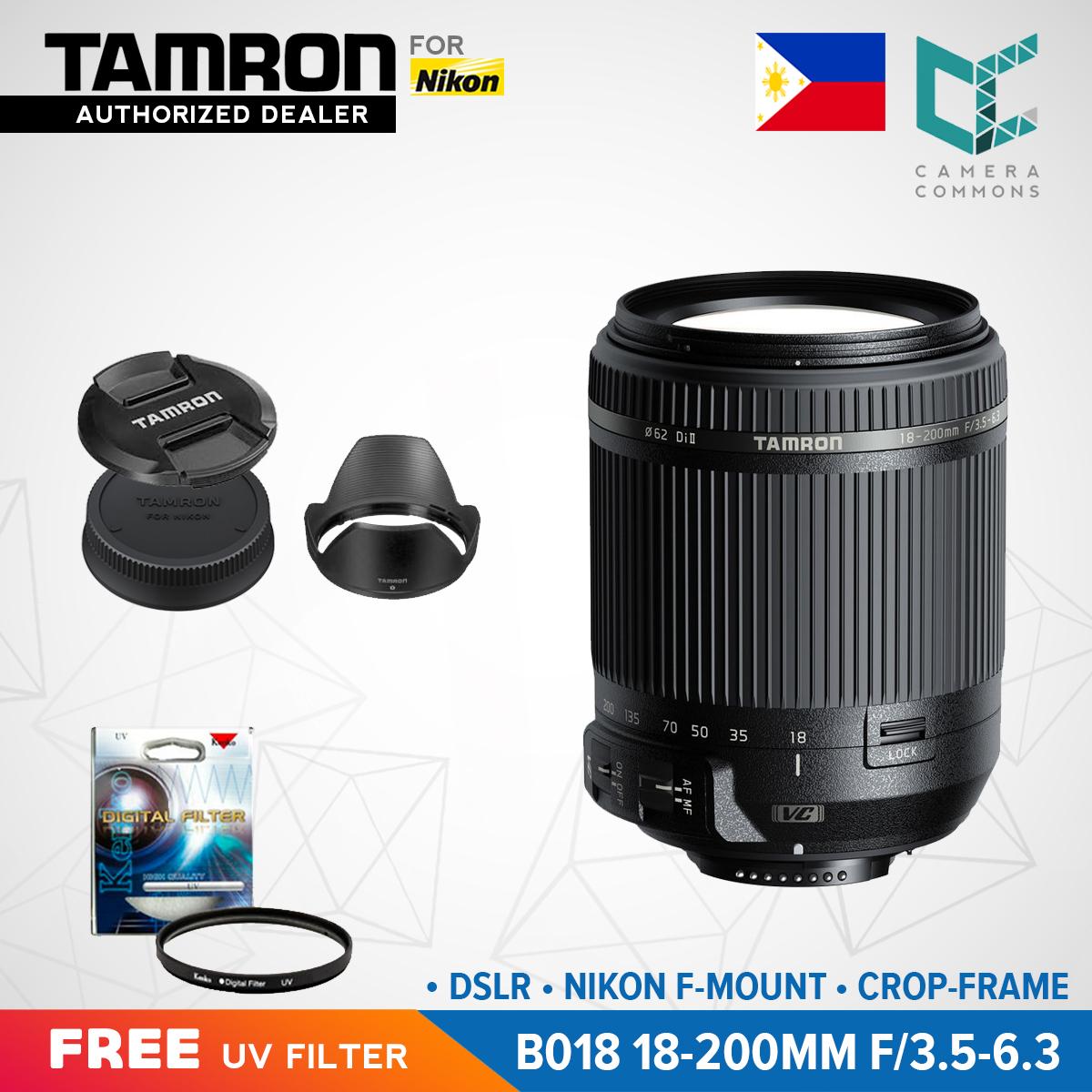 Tamron B018 18-200mm f/3.5-6.3 Di II VC Lens for Nikon DSLR Nikon F Mount Crop Frame