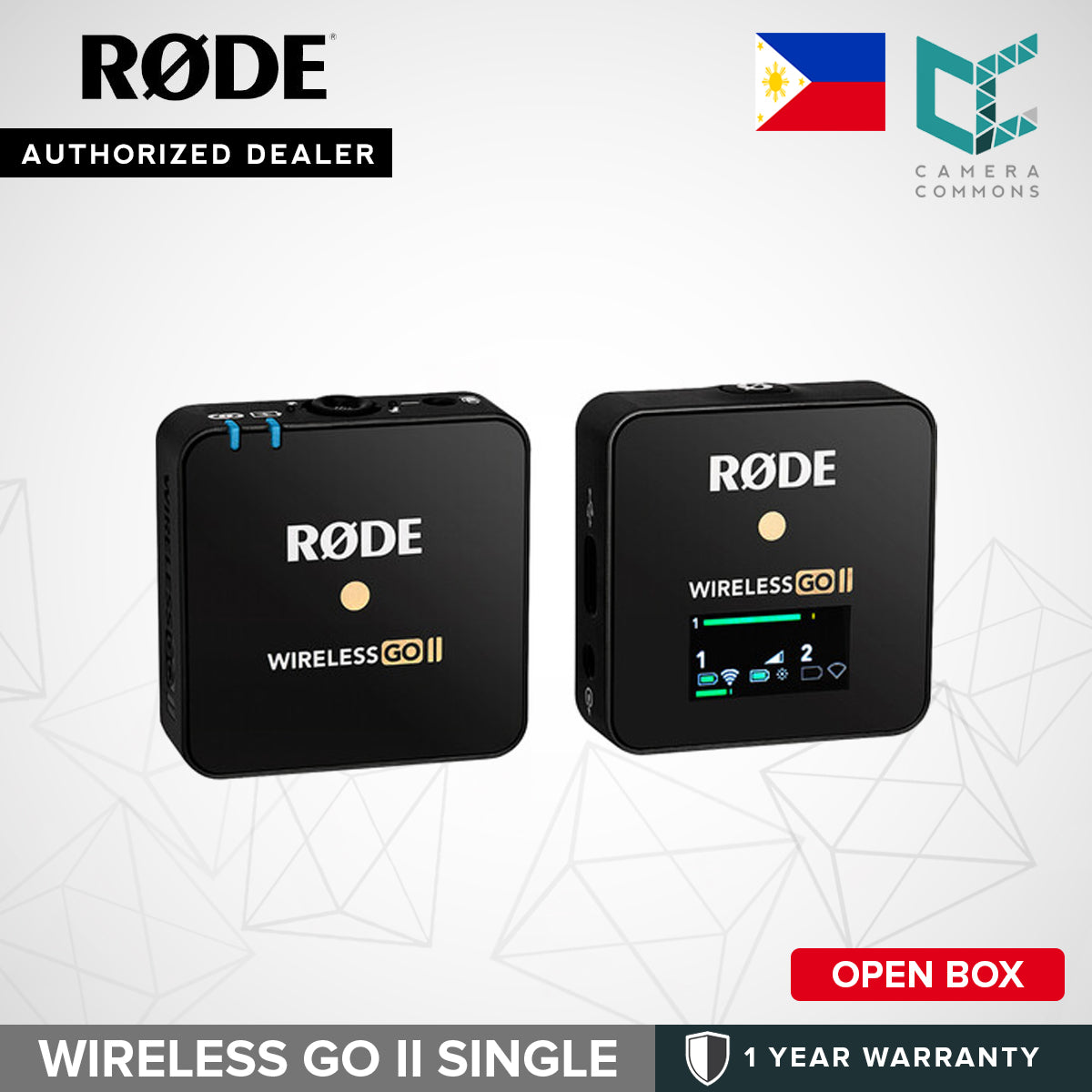 Rode Wireless GO II Single or Dual Channel 2-Person Compact Digital Wireless Microphone System