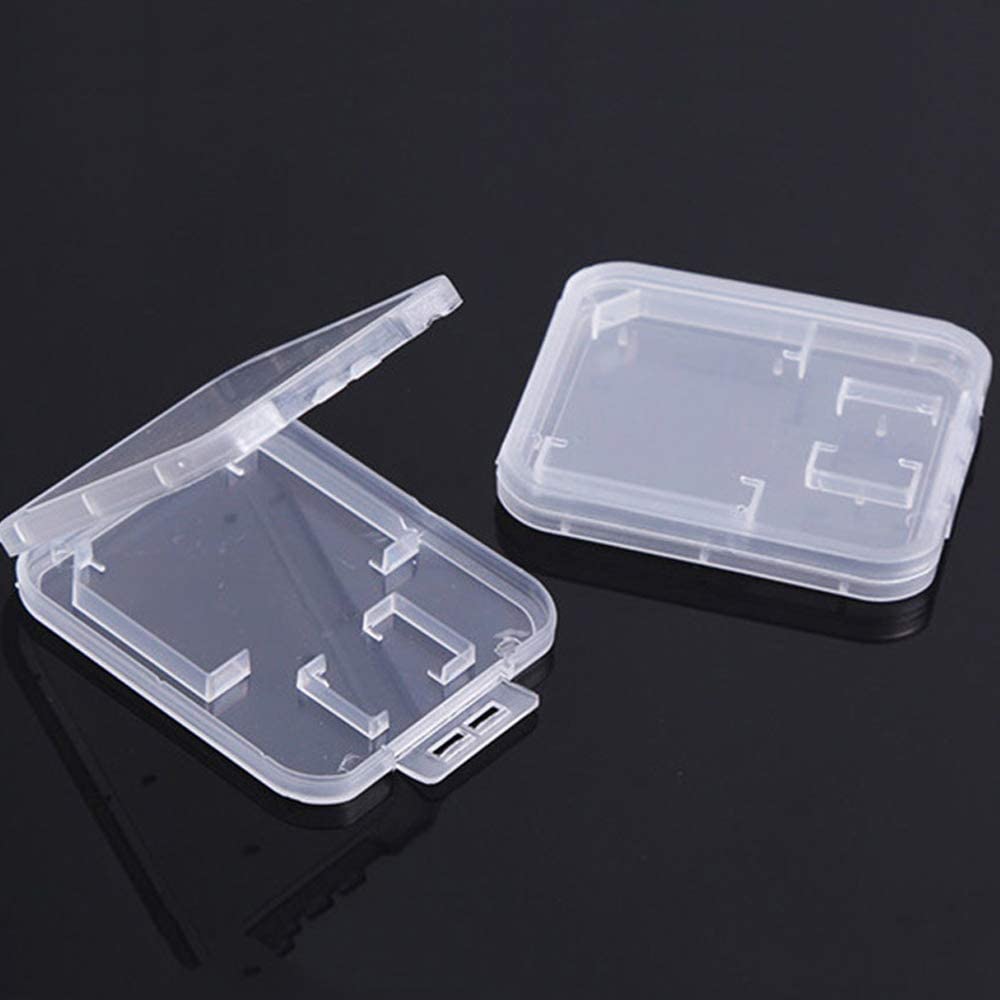 1pc SD Micro Memory Card Holder Clear Plastic Camera Equipment