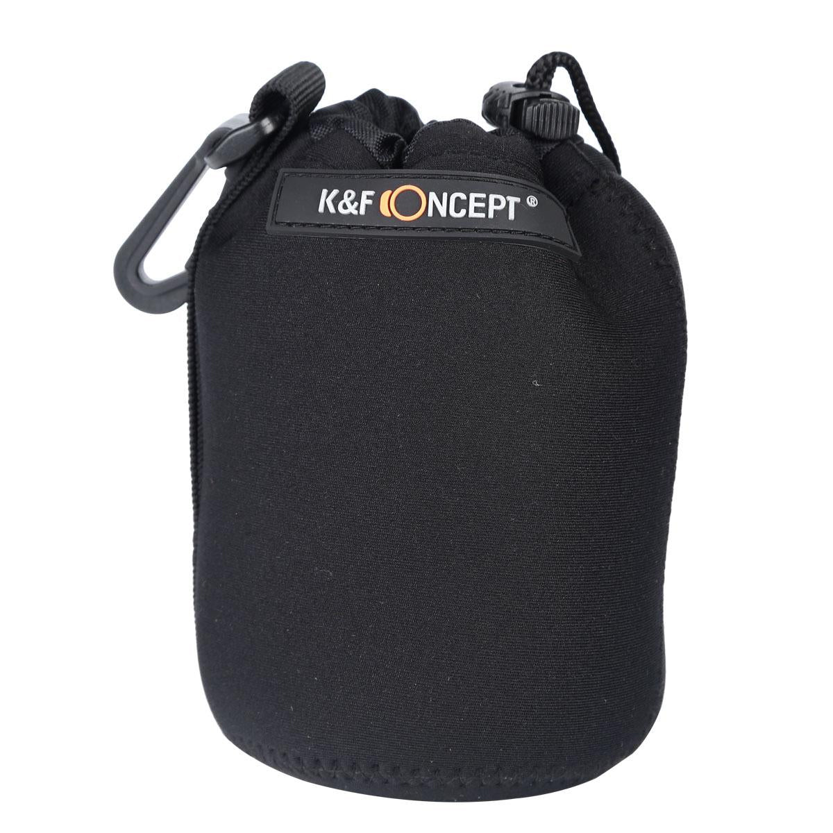 K&F Concept PH Soft Neoprene Lens Pouch Bag Case Set (S M L XL)