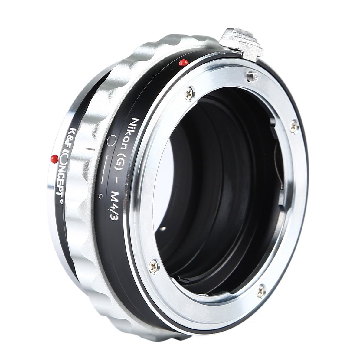 K&F Concept Nikon G/F/AI/AIS/D Lenses to M43 MFT Mount Camera Adapter NIKG-M43