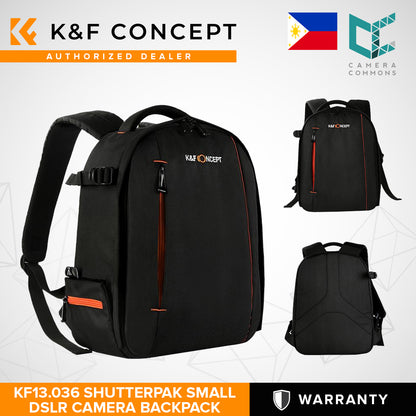 K&F Concept Nylon Small DSLR Camera Backpack for DSLR Mirrorless Camera Travel Photography Bag - KF13.036 Shutterpak