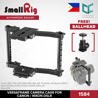 SmallRig VersaFrame Camera Cage for DSLR Canon 80D 70D 6D Nikon D7000 D610 GH4 Sony A7 A99 1584