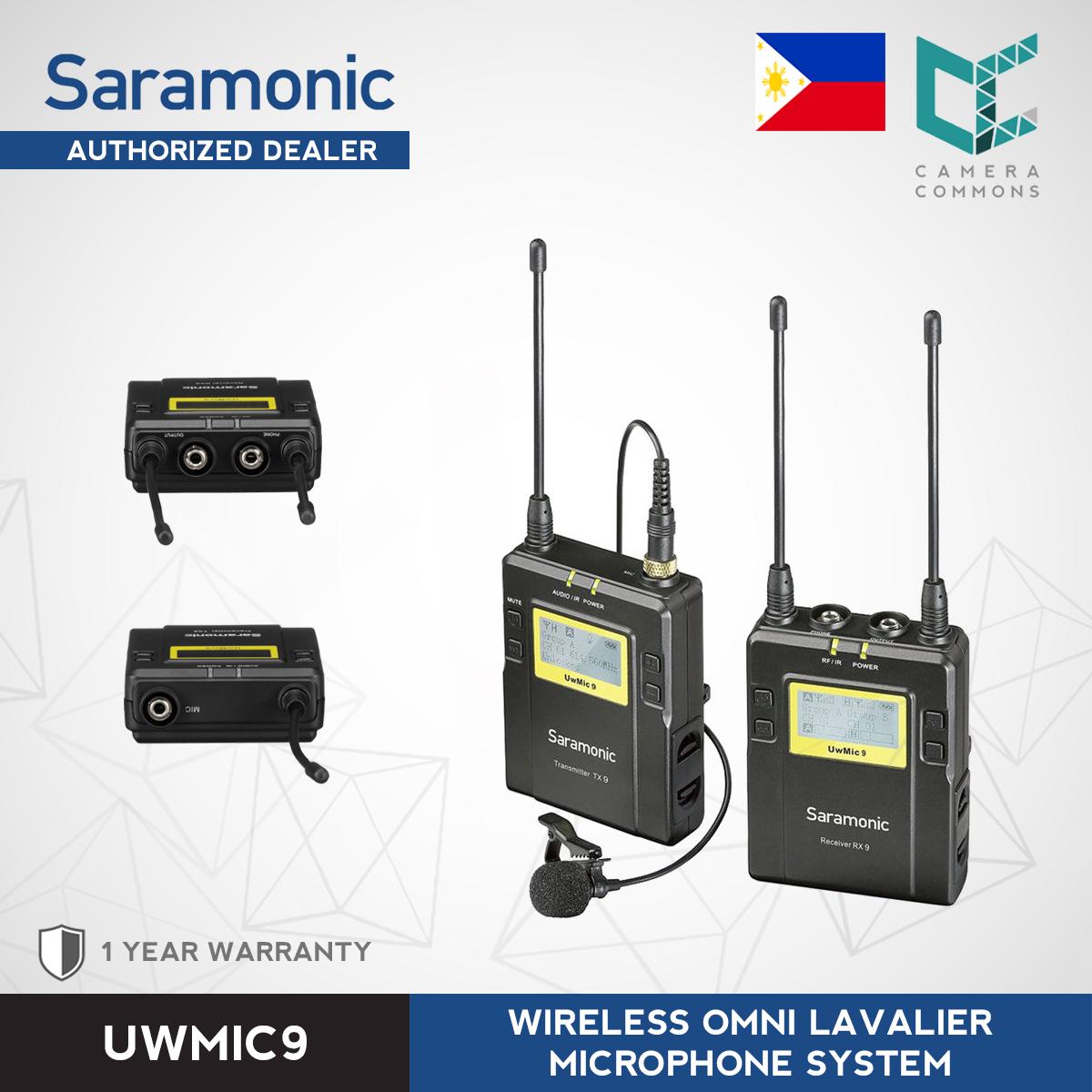 Saramonic UWMIC9 Camera-Mount Wireless Omni Lavalier Microphone System
