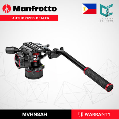 Manfrotto MVHN8AH Nitrotech N8 Fluid Video Head Aluminum for Tripods