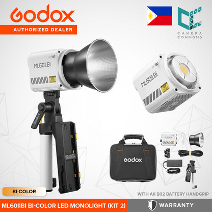 Godox ML60IIBi Bi-Color LED Monolight CRI 96 2800-6500K CCT Photo Light Studio Lighting ML60II