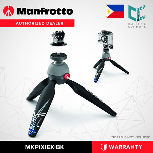 Manfrotto MKPIXIEX-BK Pixi Extreme Mini Table Top Tripod