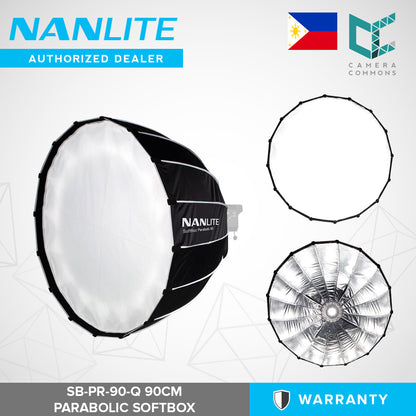 Nanlite Para 90 90cm Quick-Open Parabolic Softbox with Bowens Mount SB-PR-90-Q