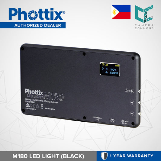 Phottix M180 Bicolor LED Panel LED Panel Black PH81416