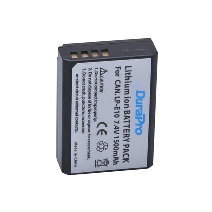 DuraPro LP-E10 LP E10 Rechargeable Camera Battery For Canon EOS 1100D 1200D Kiss X50 X70 Rebel for T3 T5 EOS1100D EOS1200D