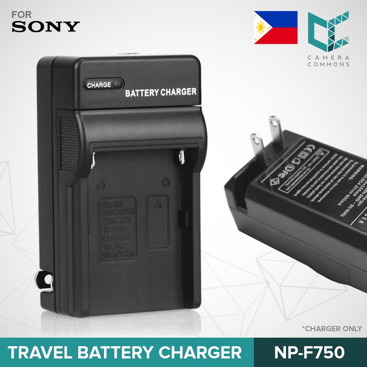 Travel Battery Charger NP-F750 NP-960 for Sony for Wall NPF750 NP960
