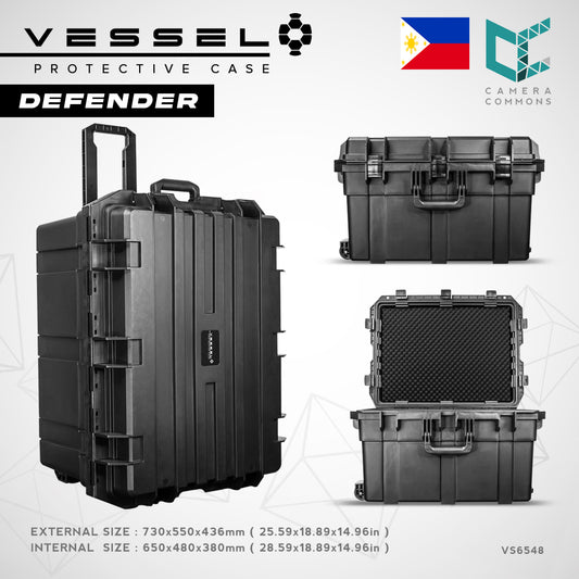 VESSEL DEFENDER VS6548 Portable Hard Case for Photography Equipment Tactical Instruments Tool Box and other devices