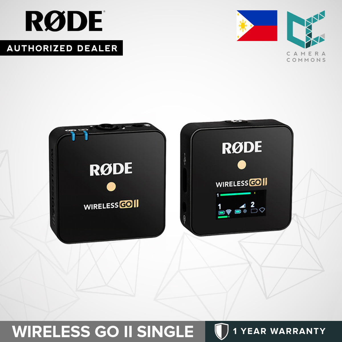 Rode Wireless GO II Single or Dual Channel 2-Person Compact Digital Wireless Microphone System