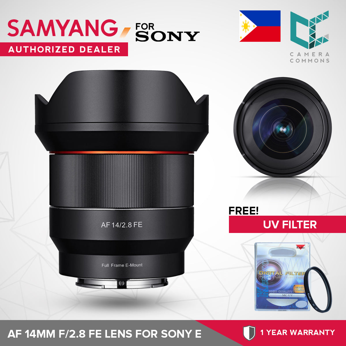 Samyang AF 14mm f/2.8 FE Lens for Sony E