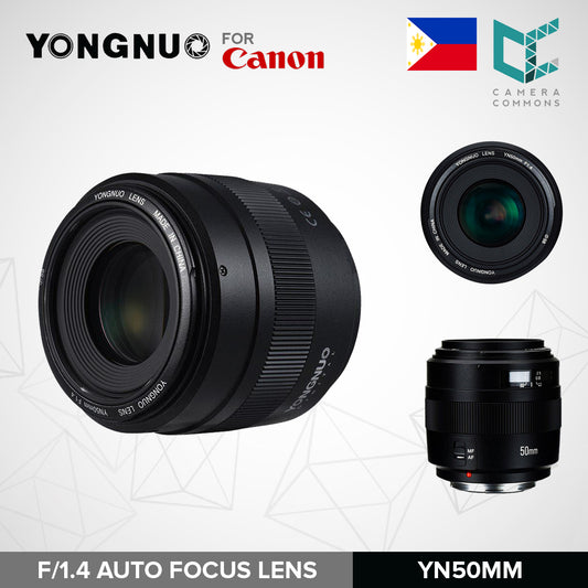 Yongnuo YN50mm f/1.4 Auto Focus Lens for Canon EF 50mm