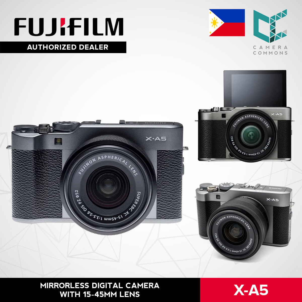 FUJIFILM X-A5 Mirrorless Digital Camera XA5