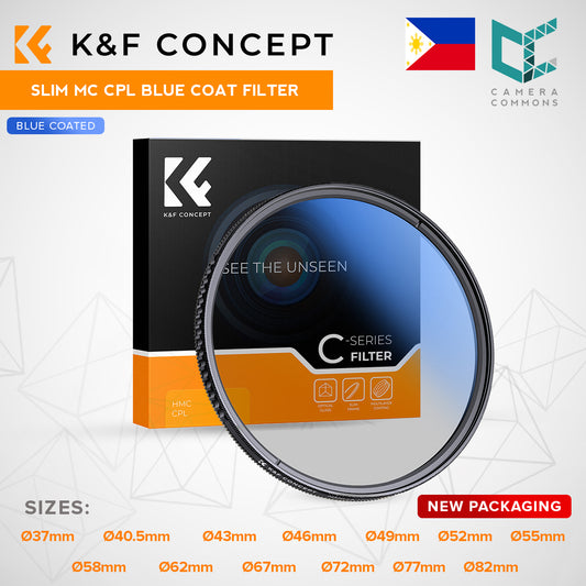 CLEARANCE KF FILTER CPL FILTER, SLIM BLUE MULTICOATED 46MM