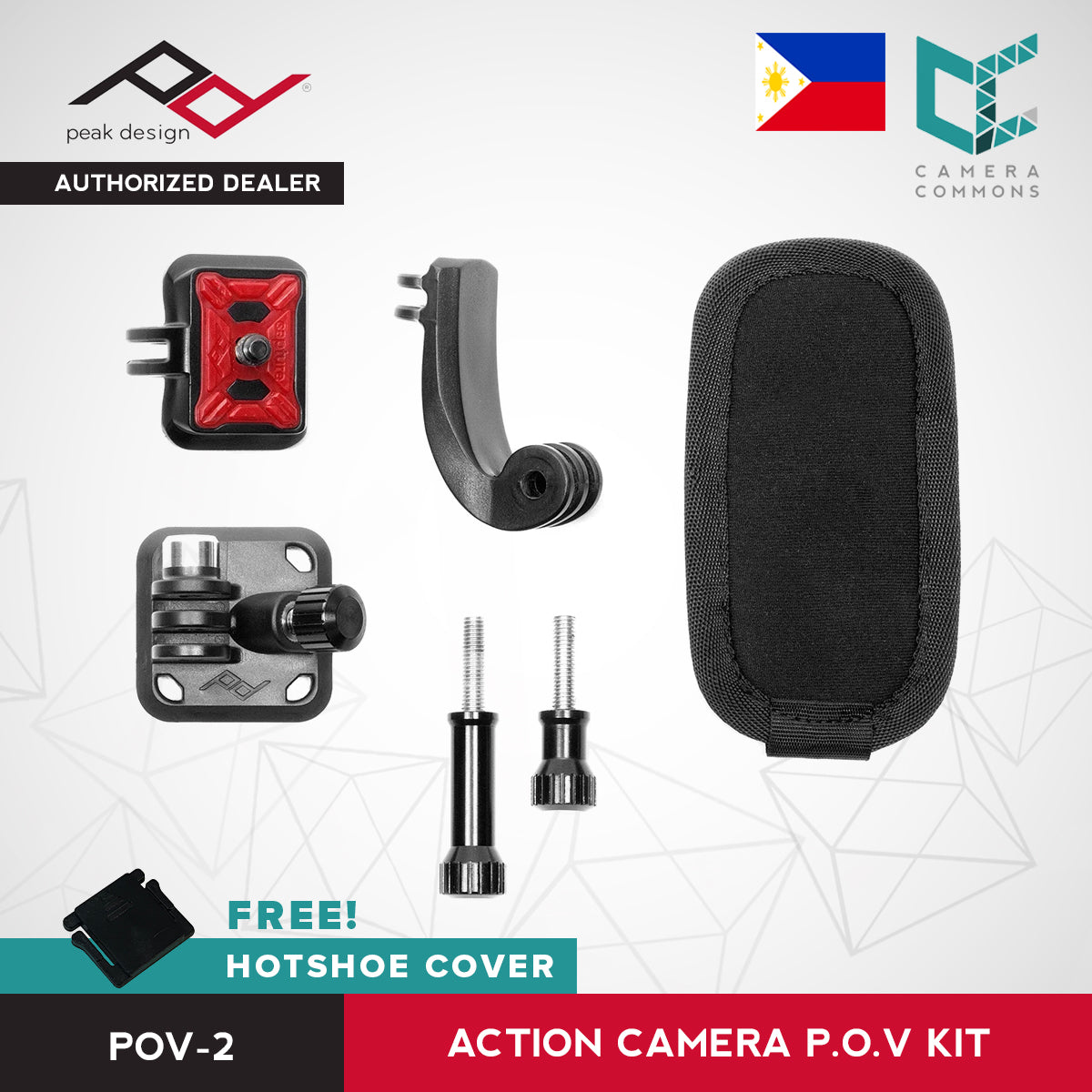 Peak Design POV-2 P.O.V. Kit POV2 Accessories for Action Camera