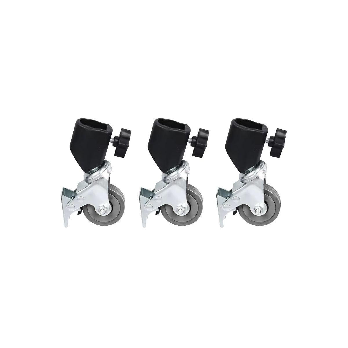 STUDIOMATE SM8 Heavy Duty 3pcs Caster Wheels with Lock | Photography Studio Accessory