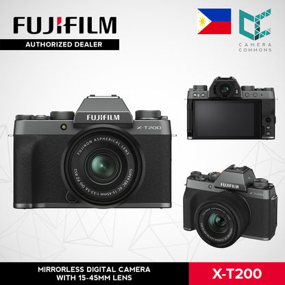 FUJIFILM X-T200 Mirrorless Digital Camera XT200