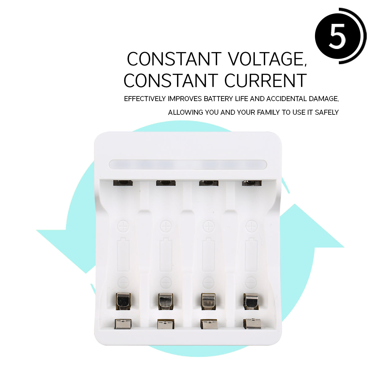 Beston C9009 4-Bay Battery Charger for AA / AAA Rechargeable Battery