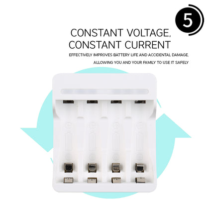 Beston C9009 4-Bay Battery Charger for AA / AAA Rechargeable Battery