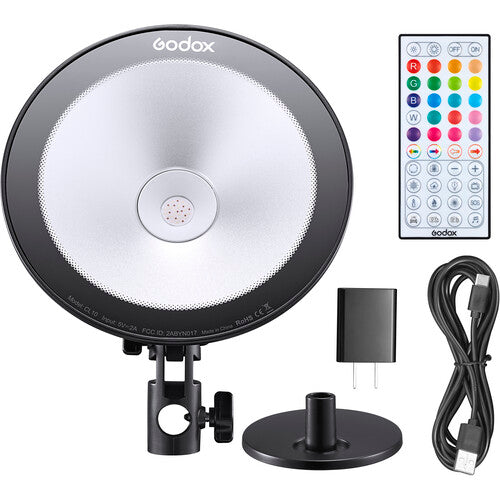 Godox CL10 RGB LED Webcasting Ambient Light with Remote Lighting Studio Equipment