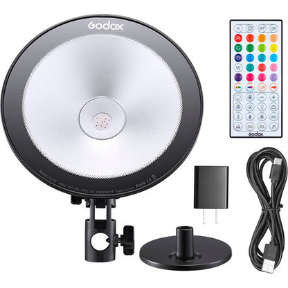 Godox CL10 RGB LED Webcasting Ambient Light with Remote Lighting Studio Equipment