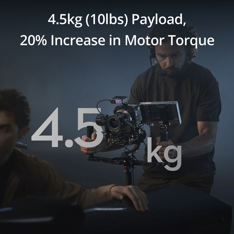 DJI RS 4 Pro Gimbal Stabilizer (Base/Combo) Lightweight 4.5kg Payload OLED Touchscreen Vertical Mode