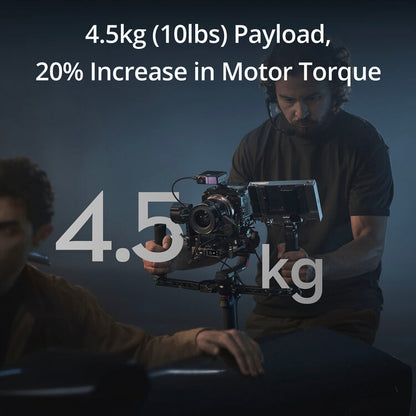 DJI RS 4 Pro Gimbal Stabilizer (Base/Combo) Lightweight 4.5kg Payload OLED Touchscreen Vertical Mode