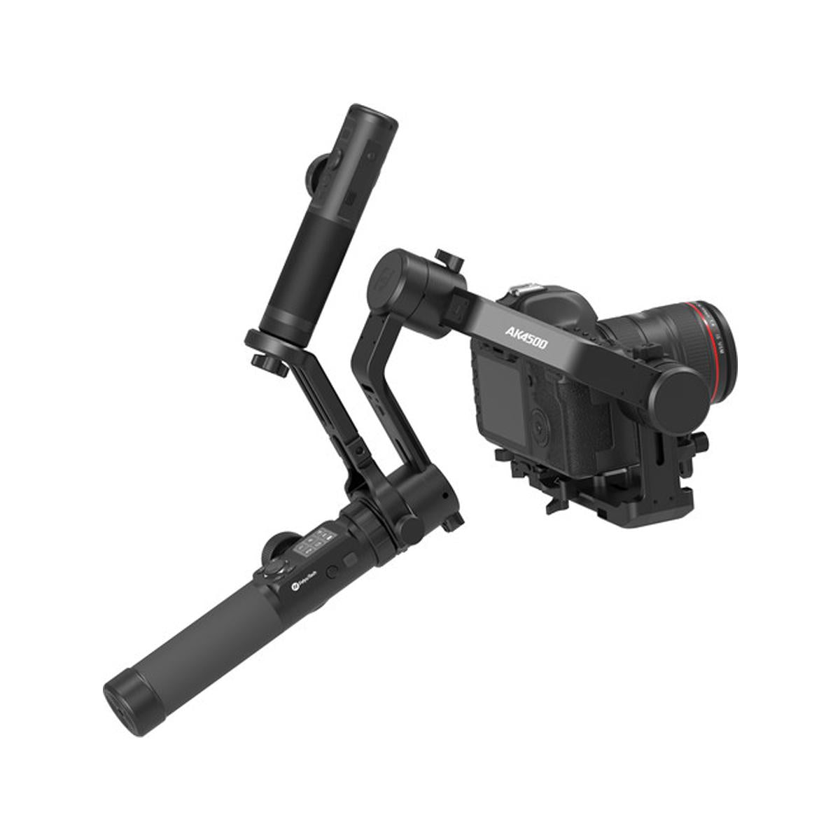 FeiyuTech AK4500 3-Axis Gimbal Stabilizer for Mirrorless & DSLR Camera Sony A7M3 A7R3,Canon 1DX 6D 5D IV,Panasonic GH5 GH5S,Nikon D850,Versatile Structure,4.6kg Payload w/Follow Focus,Rmote Control