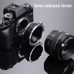 K&F Concept Canon EF Lenses to Fuji X Mount Camera Adapter EF-FX