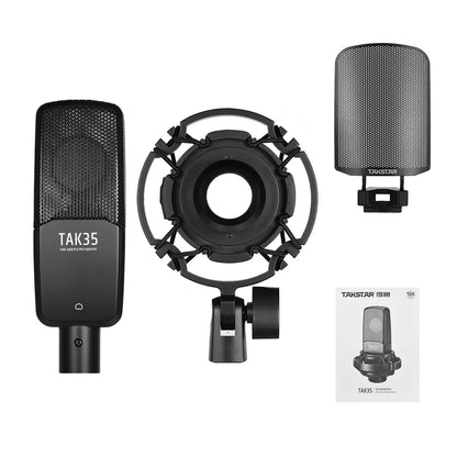 Takstar TAK35 Professional Recording Microphone Condenser Cardioid Mic G2G2