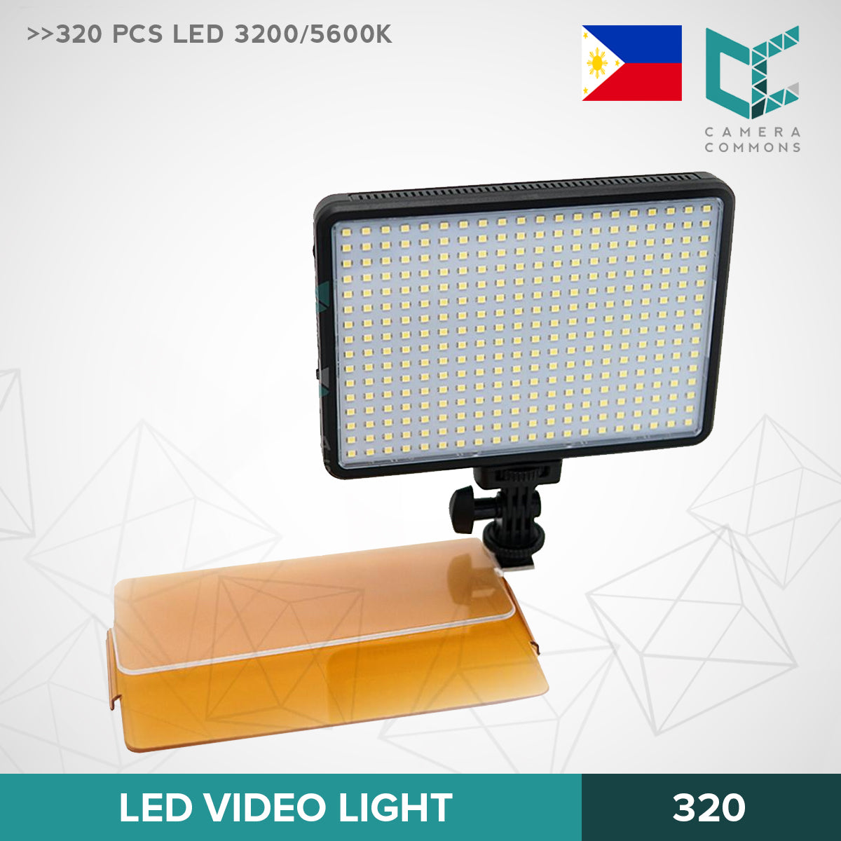 LED Video Light 320 3200k-5600k for Photography Studio Videography