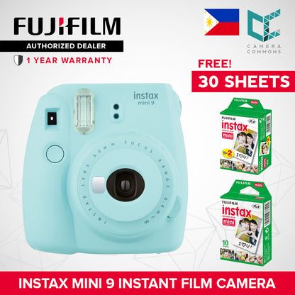 FUJIFILM Instax Mini 9 Instant Camera Package with Free 30 Film Sheets Camera Commons PH