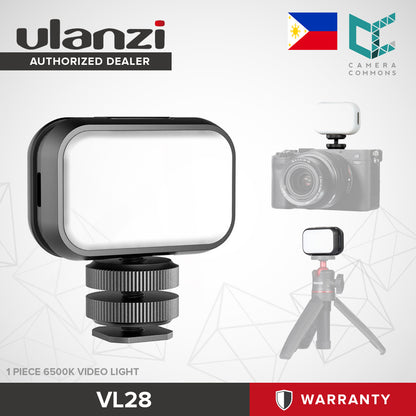 Ulanzi VL28 VL-49 Rechargeable Mini LED RGB Video Light for Photography Videography Studio Lighting