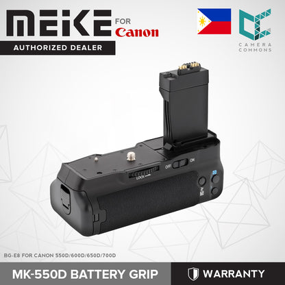MEIKE Battery Grip MK-550D/BG-E8/BP-550D BG for Canon 550D/600D/650D/700D