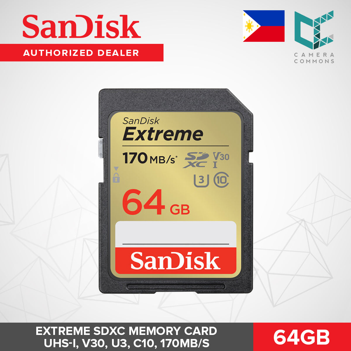 SanDisk Extreme SDHC SDXC SD Memory Card UHS-1 V30 U3 C10 100MB/s 16GB 32GB 64GB 128GB 256GB