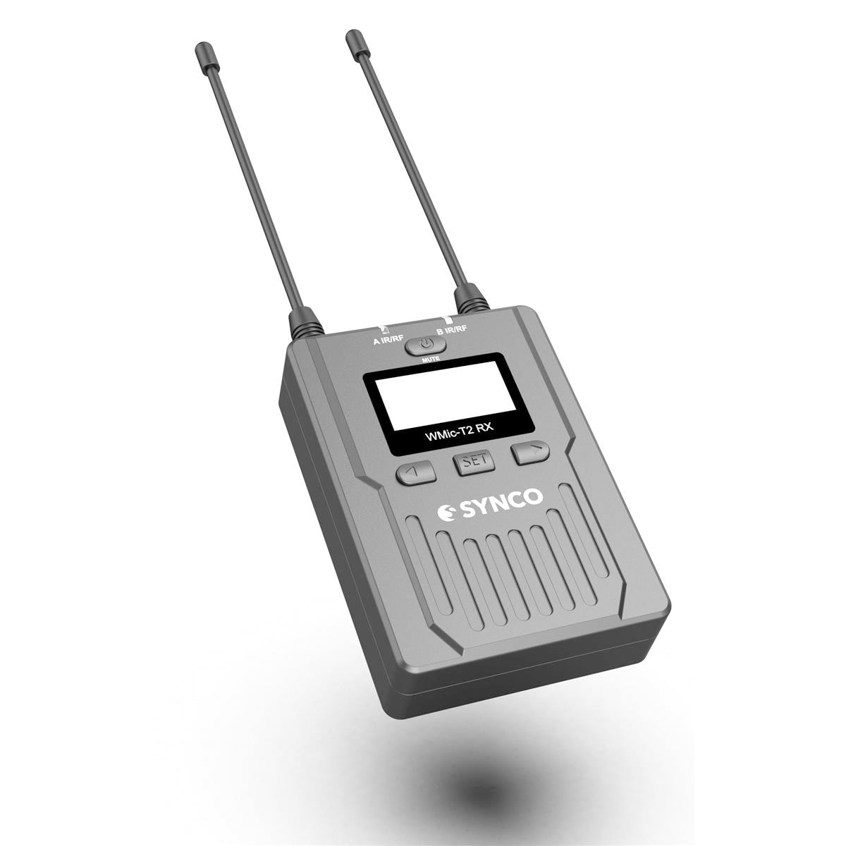 Synco WMic-T2 96-Channel UHF Metal Wireless Microphone with Dual Transmitters and Receiver Audio