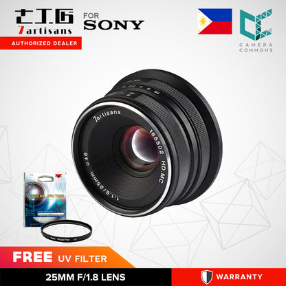 7artisans 25mm f/1.8 Photoelectric Lens for Sony E Mount Camera