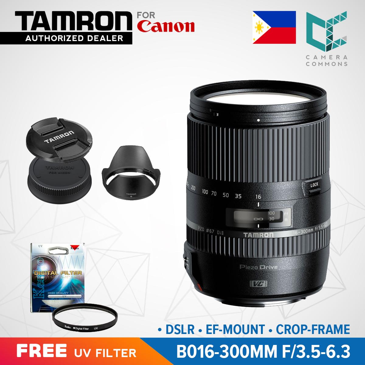 Tamron B016 16-300mm f/3.5-6.3 Di II VC PZD MACRO Lens for Canon DSLR EF Mount Crop Frame