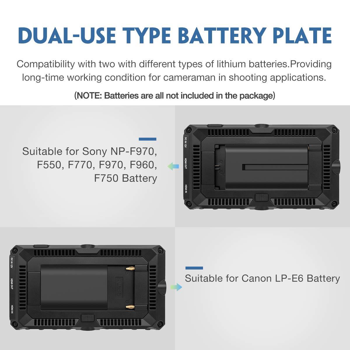 FEELWORLD Master MA5 5 inch Camera Monitor 4K HDMI 8V DC In/Out Full HD IPS Video Assist for DSLR