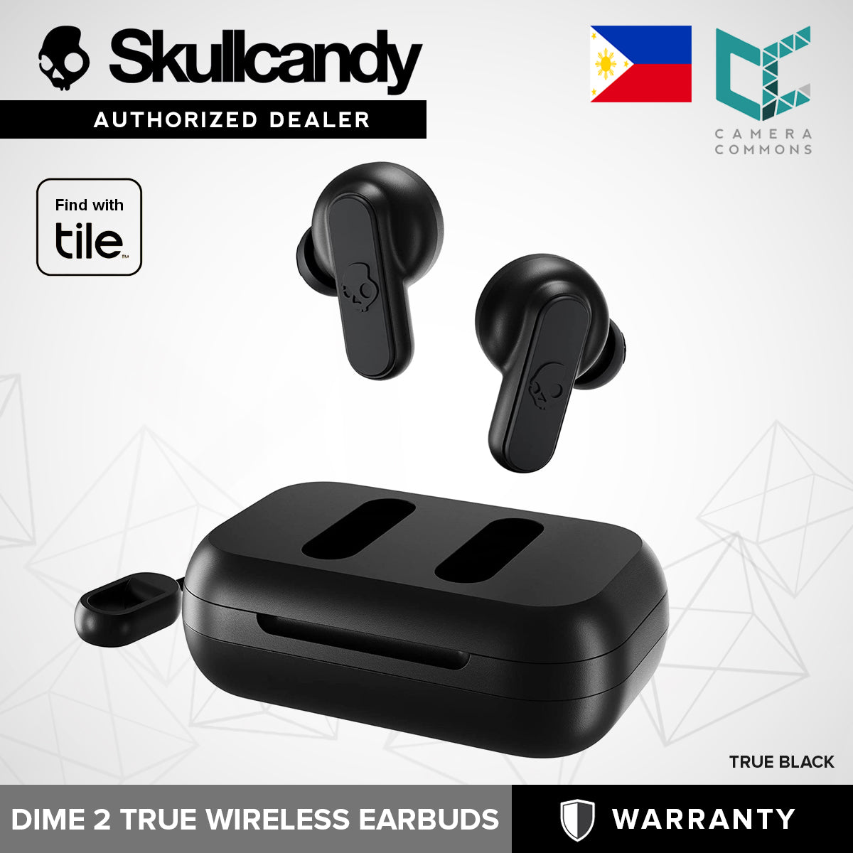 SkullCandy Dime 2 True Wireless Waterproof In-Ear Earbud Earbuds Find With Tile