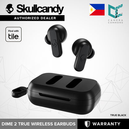 SkullCandy Dime 2 True Wireless Waterproof In-Ear Earbud Earbuds Find With Tile