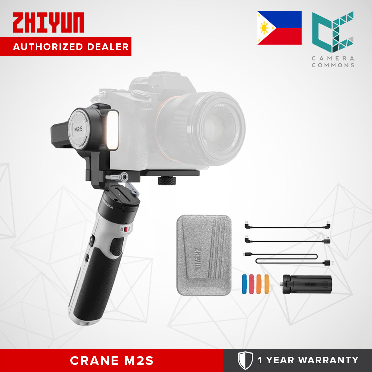 Zhiyun Crane M2S Gimbal Stabilizer Standard Kit for DSLR Cameras Portable Lightweight Videography