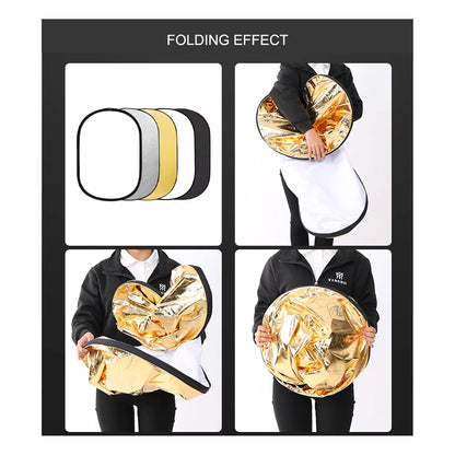 Godox RT-05 120x180cm 5 in 1 Collapsible Portable Disc Light Reflector for Studio and Photography