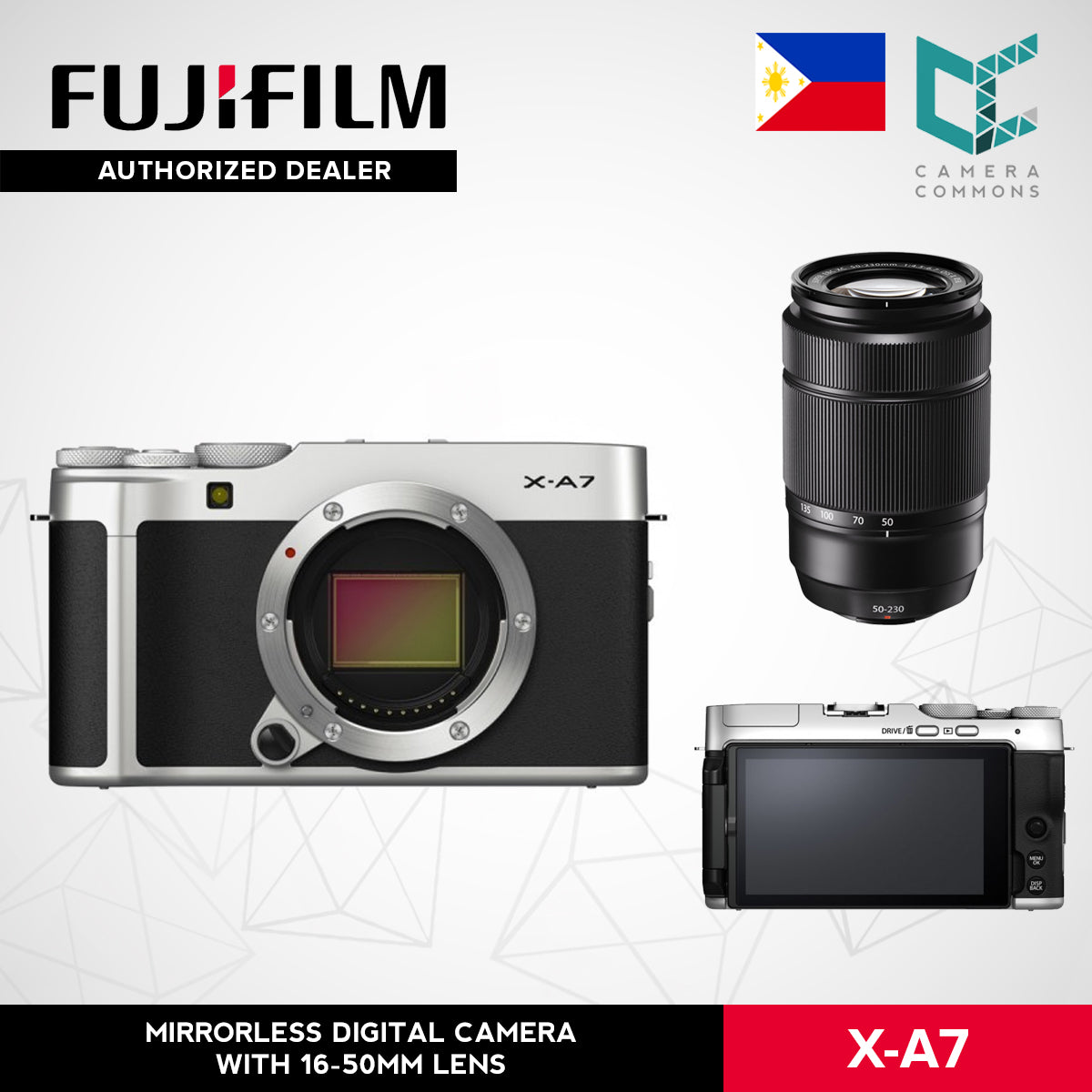 FUJIFILM X-A7 Mirrorless Digital Camera XA7