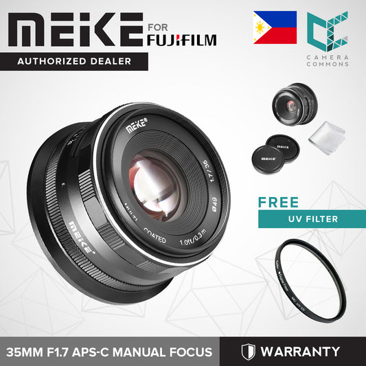 MEIKE 35mm f1.7 Large Aperture Manual Focus Prime Lens APS-C for Fujifilm Fuji