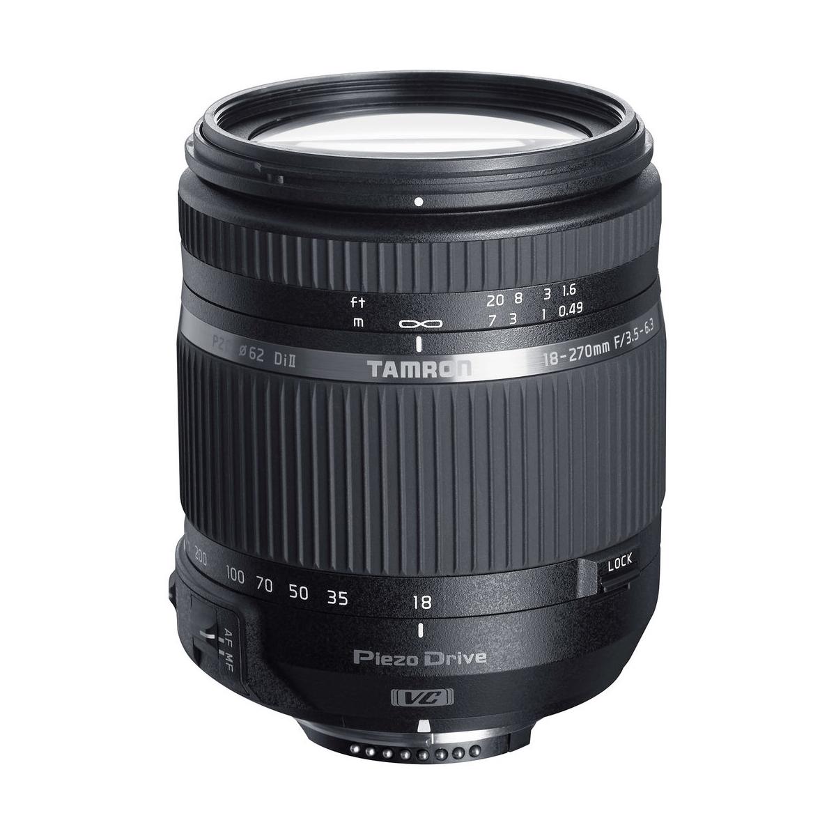 Tamron B008 18-270mm f/3.5-6.3 Di II VC PZD Lens for Canon EF EF-Mount