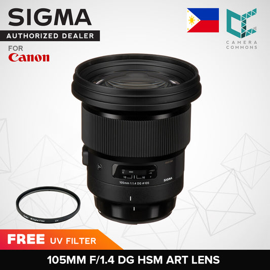 Sigma 105mm f/1.4 DG HSM Art Lens for Canon EF